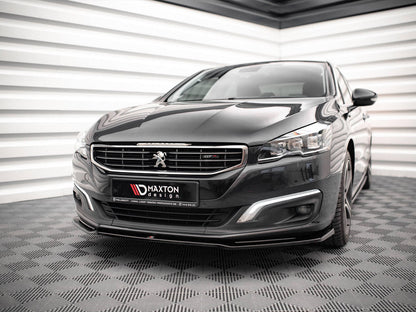 Maxton Design - FRONT SPLITTER V.2 PEUGEOT 508 GT MK1 FACELIFT (2014-2018)