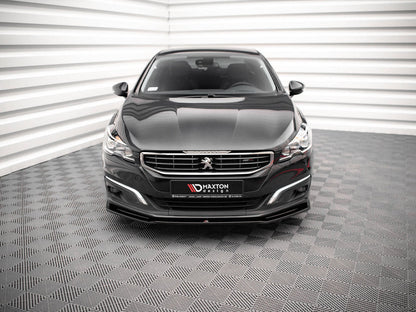 Maxton Design - FRONT SPLITTER V.2 PEUGEOT 508 GT MK1 FACELIFT (2014-2018)