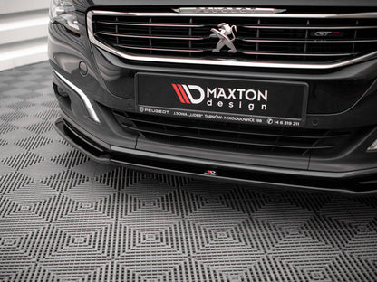Maxton Design - FRONT SPLITTER V.2 PEUGEOT 508 GT MK1 FACELIFT (2014-2018)