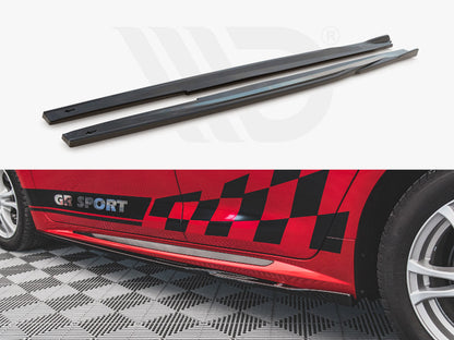 Maxton Design - SIDE SKIRTS DIFFUSERS TOYOTA COROLLA GR SPORT HATCHBACK XII (2019-)