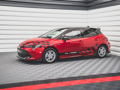 Maxton Design - SIDE SKIRTS DIFFUSERS V.1 + FLAPS TOYOTA COROLLA GR SPORT HATCHBACK XII