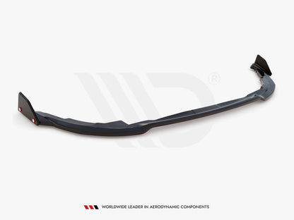 Maxton Design - CENTRAL REAR SPLITTER (+FLAPS) TOYOTA COROLLA GR SPORT HATCHBACK XII (2019-2023)