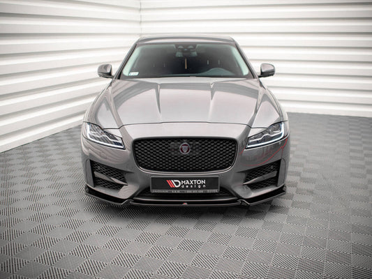 Maxton Design - FRONT SPLITTER V.2 JAGUAR XF R-SPORT MK2 (2015-2020)