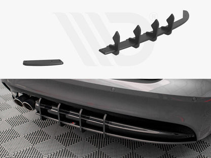 Maxton Design - STREET PRO REAR DIFFUSER JAGUAR XF R-SPORT MK2 (2015-2020)