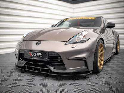 Maxton Design - STREET PRO FRONT SPLITTER NISSAN 370Z NISMO FACELIFT (2014-2020)