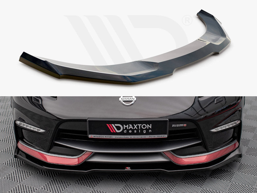 Maxton Design - FRONT SPLITTER V.1 NISSAN 370Z NISMO FACELIFT (2014-2020)