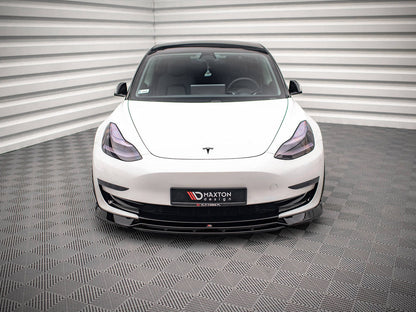 Maxton Design - FRONT SPLITTER V.3 TESLA MODEL 3 (2017-2023)