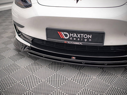 Maxton Design - FRONT SPLITTER V.3 TESLA MODEL 3 (2017-2023)