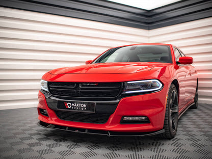 Maxton Design - FRONT SPLITTER V.1 DODGE CHARGER RT MK7 FACELIFT (2014-)