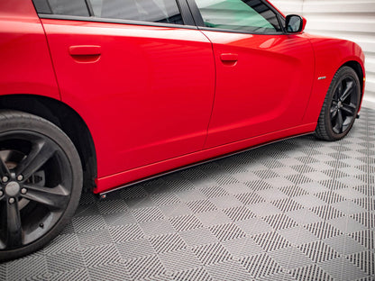 Maxton Design - SIDE SKIRTS DIFFUSERS DODGE CHARGER RT MK7 FACELIFT (2014-)