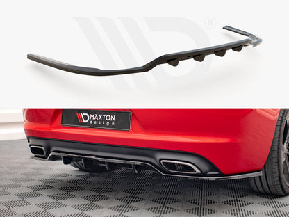 Maxton Design - CENTRAL REAR SPLITTER (VERTICAL BARS) DODGE CHARGER RT MK7 FACELIFT (2014-2023)