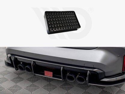 Maxton Design LED Third Brake Light (CHMSL) Rear Centre/Center Light Bar for BMW M3 G80 2021+ Saloon/Sedan | High-Mount Stop Lamp | Track Use Only | Requires BM3G80MCNC-RS1