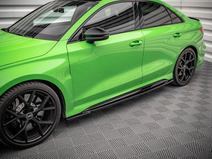 Maxton Design - SIDE SKIRTS DIFFUSERS AUDI RS3 SEDAN 8Y (2020-2024)