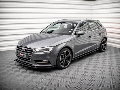 Maxton Design - SIDE SKIRTS DIFFUSERS AUDI A3 SPORTBACK 8V
