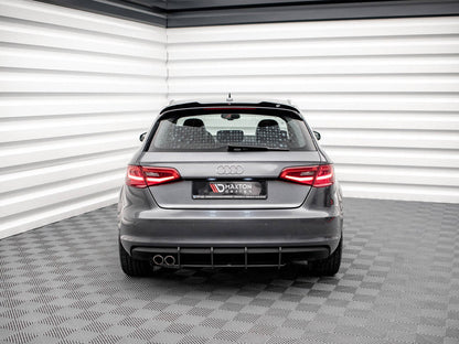 Maxton Design - STREET PRO REAR DIFFUSER AUDI A3 SPORTBACK 8V (2013-2016)