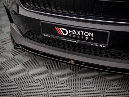 Maxton Design - FRONT SPLITTER V.3 SKODA ENYAQ IV (2020-)