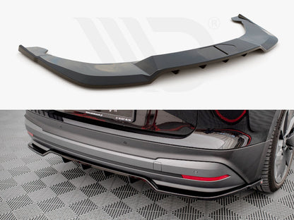 Maxton Design - CENTRAL REAR SPLITTER (VERTICAL BARS) SKODA ENYAQ IV (2020-)