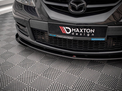 Maxton Design - STREET PRO FRONT SPLITTER V.1 (+FLAPS) MAZDA 3 MPS MK1 (2006-2008)