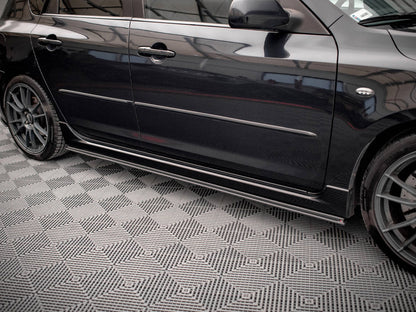 Maxton Design - STREET PRO SIDE SKIRTS DIFFUSERS MAZDA 3 MPS MK1 (2006-2008)