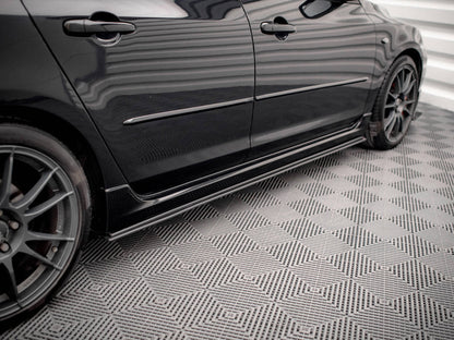 Maxton Design - STREET PRO SIDE SKIRTS DIFFUSERS MAZDA 3 MPS MK1 (2006-2008)