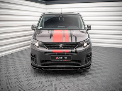 Maxton Design - FRONT SPLITTER PEUGEOT PARTNER MK3 (2018-)