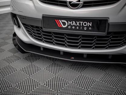 Maxton Design - STREET PRO FRONT SPLITTER V.1 (+FLAPS) OPEL ASTRA GTC OPC-LINE J (2011-2018)
