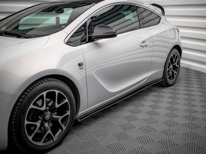 Maxton Design - STREET PRO SIDE SKIRTS DIFFUSERS OPEL ASTRA GTC OPC-LINE J (2011-2018)