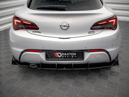 Maxton Design - STREET PRO REAR VALANCE (+FLAPS) OPEL ASTRA GTC OPC-LINE J (2011-2018)