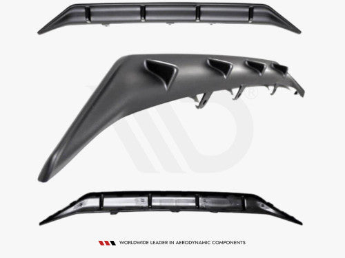 Maxton Design Rear Diffuser Valance for BMW 5 Series (5er) G30 G31 M Sport/M Pack 2017-2020 - Rear Bumper Lip Spoiler/Skirt/Apron Insert - Undertray Lower Diffuser Panel for Saloon & Touring (Sedan/Estate) - OEM+ Rear Splitter Upgrade