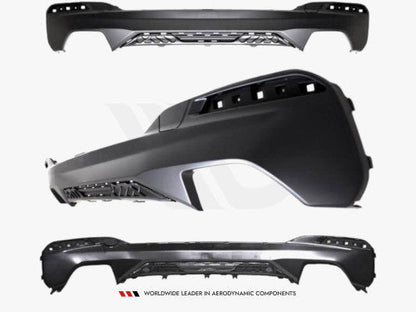 Maxton Design Rear Diffuser Valance for BMW 5 Series (5er) G30 G31 M Sport/M Pack 2017-2020 - Rear Bumper Lip Spoiler/Skirt/Apron Insert - Undertray Lower Diffuser Panel for Saloon & Touring (Sedan/Estate) - OEM+ Rear Splitter Upgrade