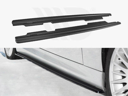 Maxton Design Gloss Piano Black Side Skirt Splitters/Extensions / Sill Diffusers for BMW 3 Series E90 E