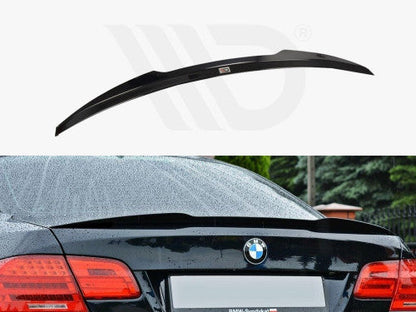 Maxton Design Gloss Black Rear Boot/Trunk Lip Spoiler Cap for BMW 3 Series E92 Coupe M Sport (2006-2013) - ABS, OEM Fit, 3M Tape