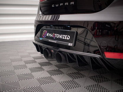 Maxton Design - REAR VALANCE SEAT LEON 2 CUPRA/ FR FACELIFT (2009-2012)