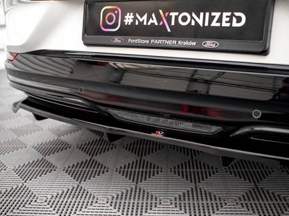 Maxton Design - CENTRAL REAR SPLITTER (VERTICAL BARS) FORD MUSTANG MACH-E MK1