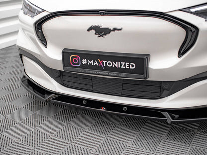 Maxton Design - FRONT SPLITTER V.1 FORD MUSTANG MACH-E MK1
