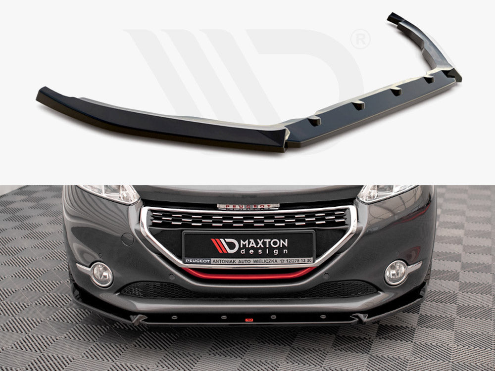 Maxton Design - FRONT SPLITTER V.2 PEUGEOT 208 GTI MK1
