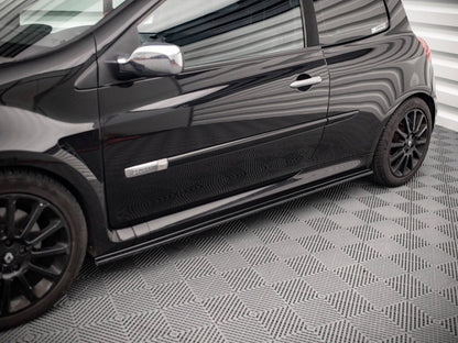Maxton Design - SIDE SKIRTS DIFFUSERS RENAULT CLIO MK3 RS (2006-2012)