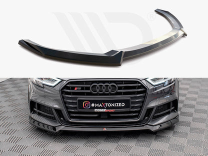 Maxton Design - FRONT SPLITTER V.3 AUDI S3 SPORTBACK 8V FACELIFT