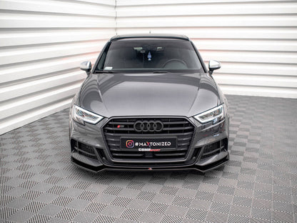 Maxton Design - FRONT SPLITTER V.2 AUDI S3 SPORTBACK 8V FACELIFT