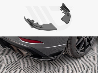 Maxton Design - STREET PRO REAR SIDE SPLITTERS (+FLAPS) AUDI S3 SPORTBACK 8V FACELIFT