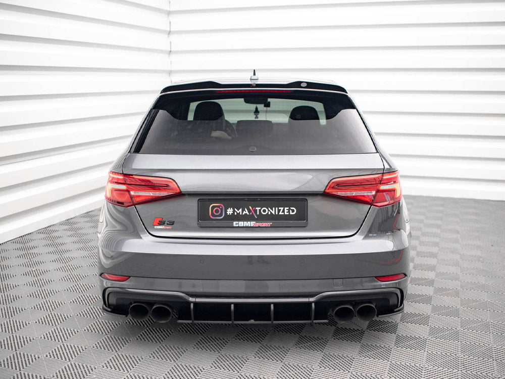 Maxton Design - STREET PRO REAR SIDE SPLITTERS AUDI S3 SPORTBACK 8V FACELIFT