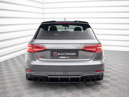 Maxton Design - STREET PRO REAR SIDE SPLITTERS AUDI S3 SPORTBACK 8V FACELIFT