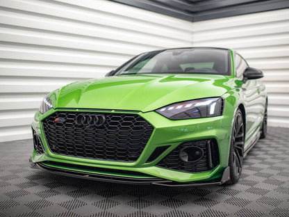 Maxton Design - FRONT SPLITTER V.1 + FLAPS AUDI RS5 F5 FACELIFT
