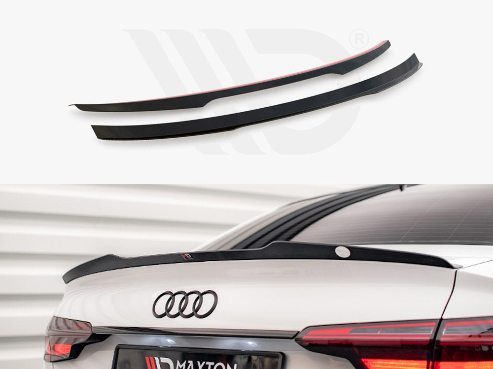 Maxton Design - Spoiler Cap V.1 Audi S4 / A4 Standard / S-Line / Competition Sedan B9 / B9 Facelift