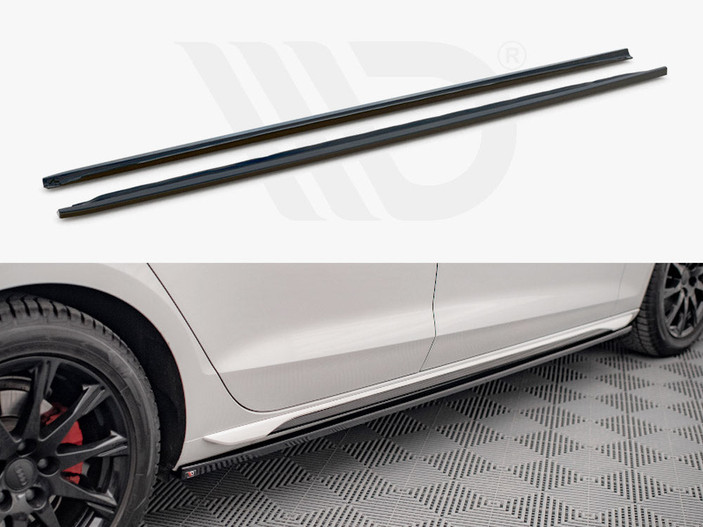 Maxton Design - SIDE SKIRTS DIFFUSERS AUDI A4 B9 FACELIFT