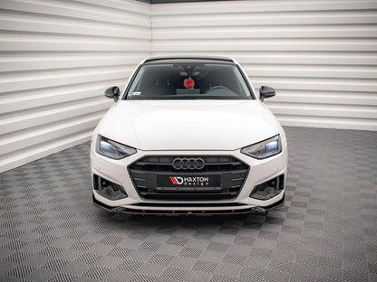 Maxton Design - FRONT SPLITTER V.1 AUDI A4 B9 FACELIFT