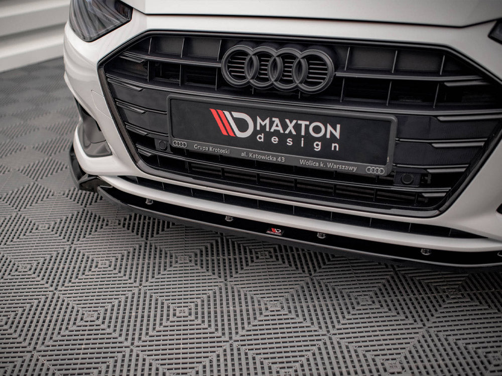 Maxton Design - FRONT SPLITTER V.1 AUDI A4 B9 FACELIFT
