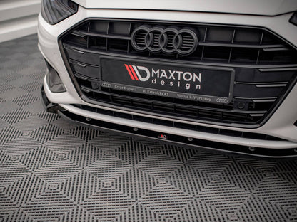 Maxton Design - FRONT SPLITTER V.1 AUDI A4 B9 FACELIFT