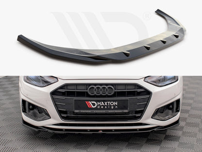 Maxton Design - FRONT SPLITTER V.2 AUDI A4 B9 FACELIFT