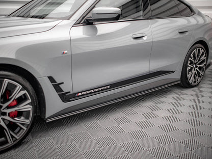 Maxton Design - STREET PRO SIDE SKIRTS DIFFUSERS BMW 4 GRAN COUPE M-PACK G26